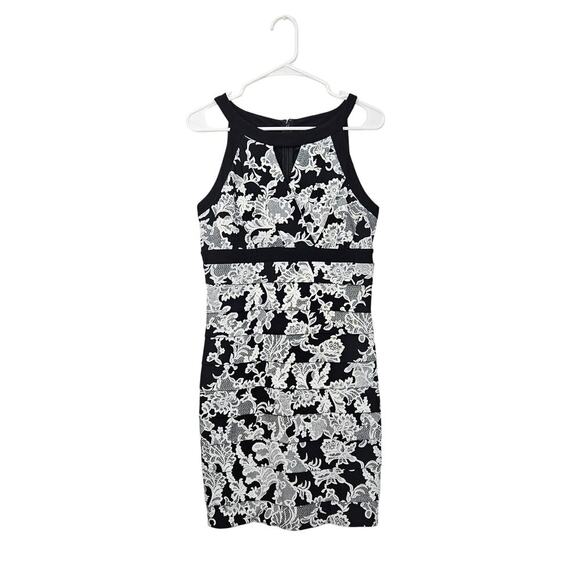 WHBM Instantly Slimming Floral Bodycon Dress Size 10 Medium Stretch - Picture 1 of 10